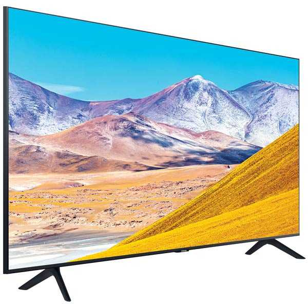 Телевизор LED Samsung 55" UE55TU8000UXRU 8 черный/Ultra HD/1000Hz/DVB-T2/DVB-C/DVB-S2/USB/WiFi/Smart TV (RUS) — фото 2