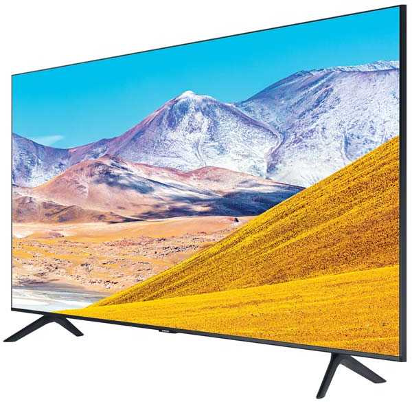 Телевизор LED Samsung 55" UE55TU8000UXRU 8 черный/Ultra HD/1000Hz/DVB-T2/DVB-C/DVB-S2/USB/WiFi/Smart TV (RUS) — фото 3