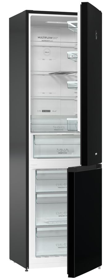 Холодильник Gorenje NRK6201SYBK черный (двухкамерный) — фото 2