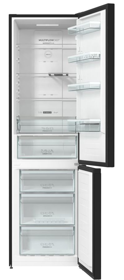 Холодильник Gorenje NRK6201SYBK черный (двухкамерный) — фото 3