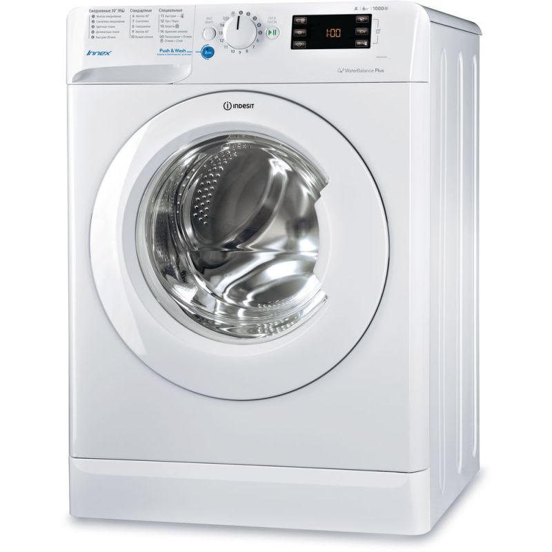 Стиральная машина Indesit Innex BWSB 61051 класс: A загр.фронтальная макс.:6кг белый
