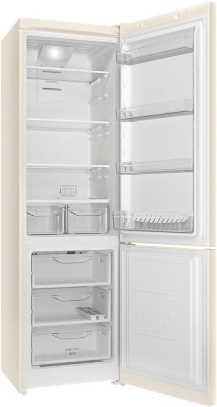 Холодильник Indesit DF 5200 E бежевый (двухкамерный)