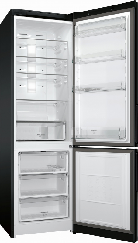 Холодильник Hotpoint-Ariston RFC 620 BX черная сталь (двухкамерный) — фото 2