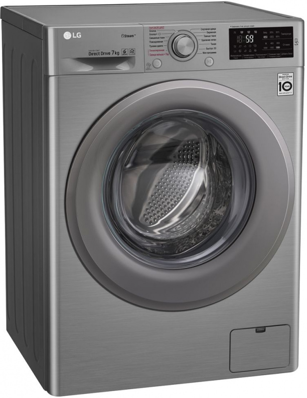 Стиральная машина LG F2M5HS7S класс: A загр.фронтальная макс.:7кг темно-серебристый — фото 7