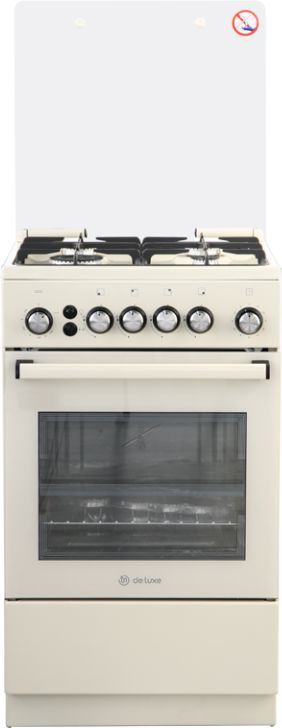 Плита Газовая De Luxe 5040.30г(кр) ЧР-013 бежевый