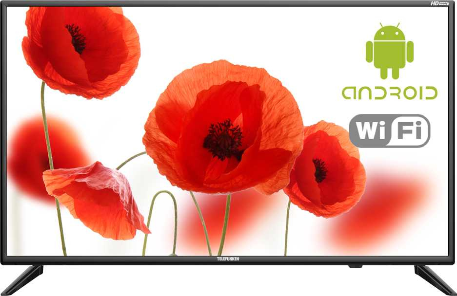 Телевизор LED Telefunken 32" TF-LED32S83T2S черный/HD READY/50Hz/DVB-T/DVB-T2/DVB-C/USB/WiFi/Smart TV (RUS) — фото 2
