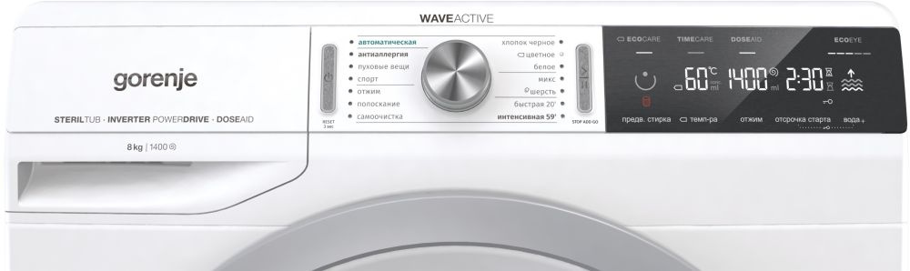 Стиральная машина Gorenje WA844 класс: A-40% загр.фронтальная макс.:8кг белый