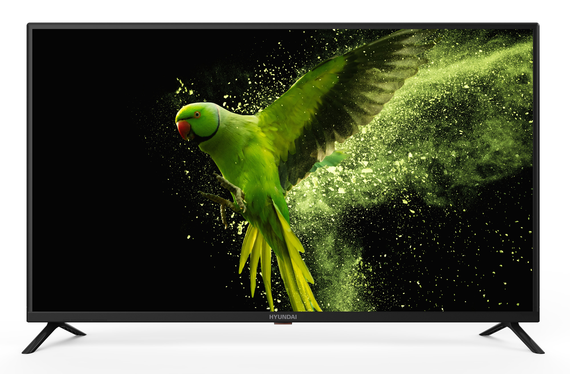 Телевизор LED Hyundai 43" H-LED43FU7001 Яндекс черный/Ultra HD/60Hz/DVB-T/DVB-T2/DVB-C/DVB-S2/USB/WiFi/Smart TV (RUS)