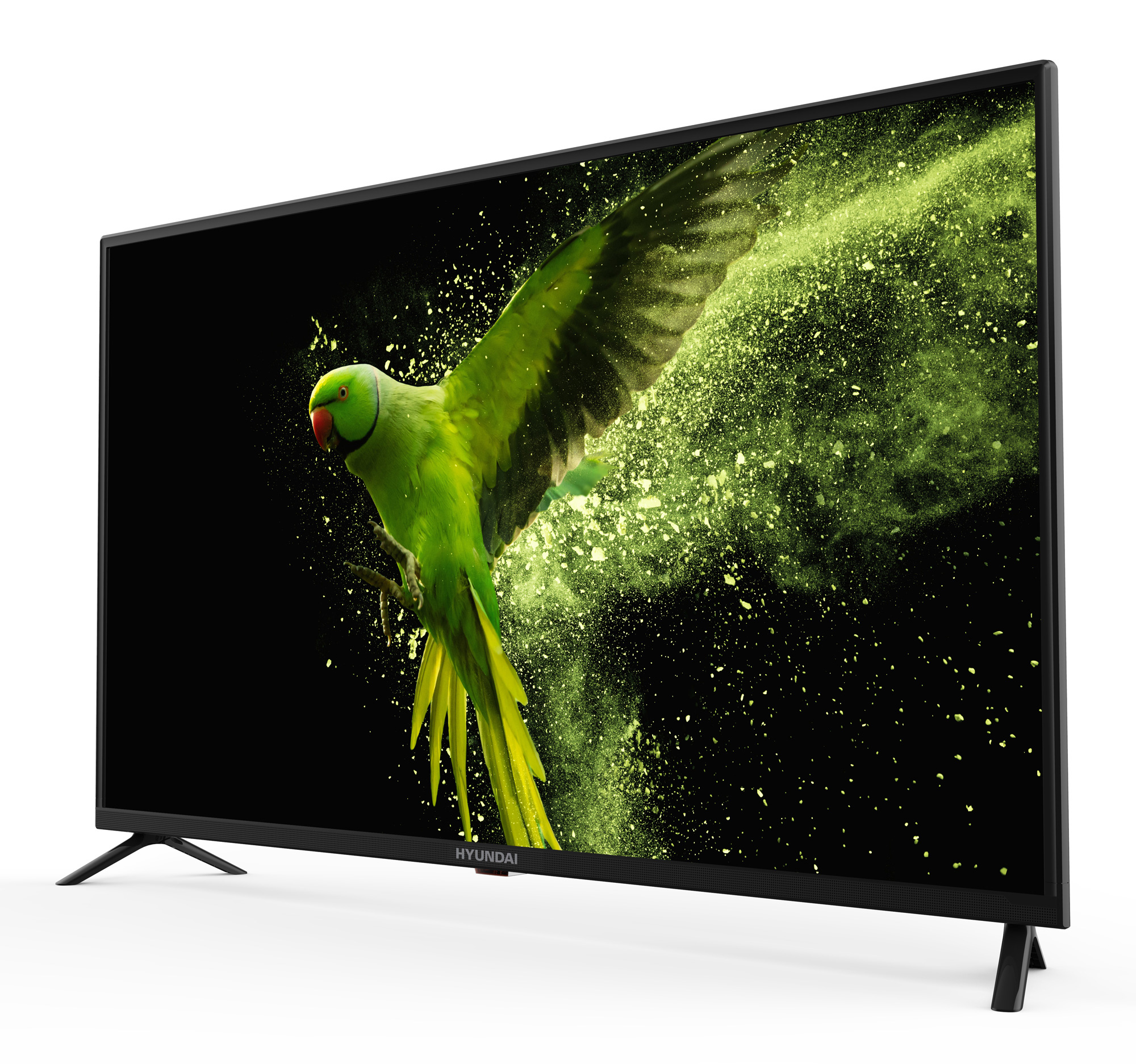 Телевизор LED Hyundai 43" H-LED43FU7001 Яндекс черный/Ultra HD/60Hz/DVB-T/DVB-T2/DVB-C/DVB-S2/USB/WiFi/Smart TV (RUS) — фото 2