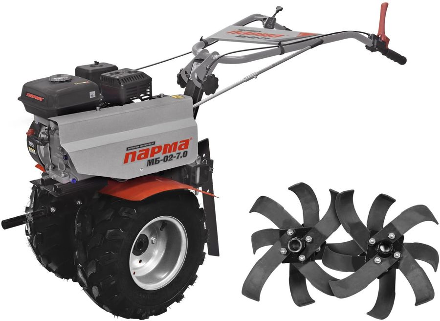 Мотоблок Парма МБ-02-7,0К (02.017.00007) бензиновый 5000кВт 7л.с.