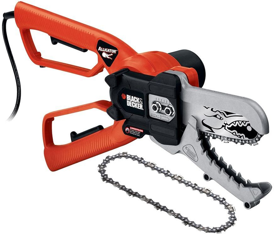 Электрическая цепная пила Black+Decker GK1000-QS 550Вт дл.шин.:3.9" (10cm) — фото 4