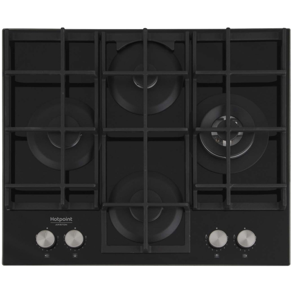 Встраив. газовая панель Hotpoint-Ariston HAGS 62F/BK