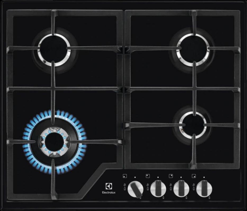 Газовая варочная поверхность Electrolux GPE363MB черный — фото 3