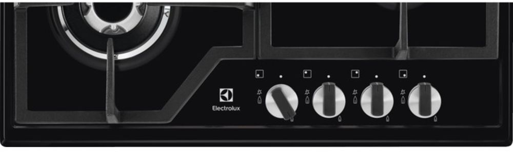 Газовая варочная поверхность Electrolux GPE363MB черный — фото 2