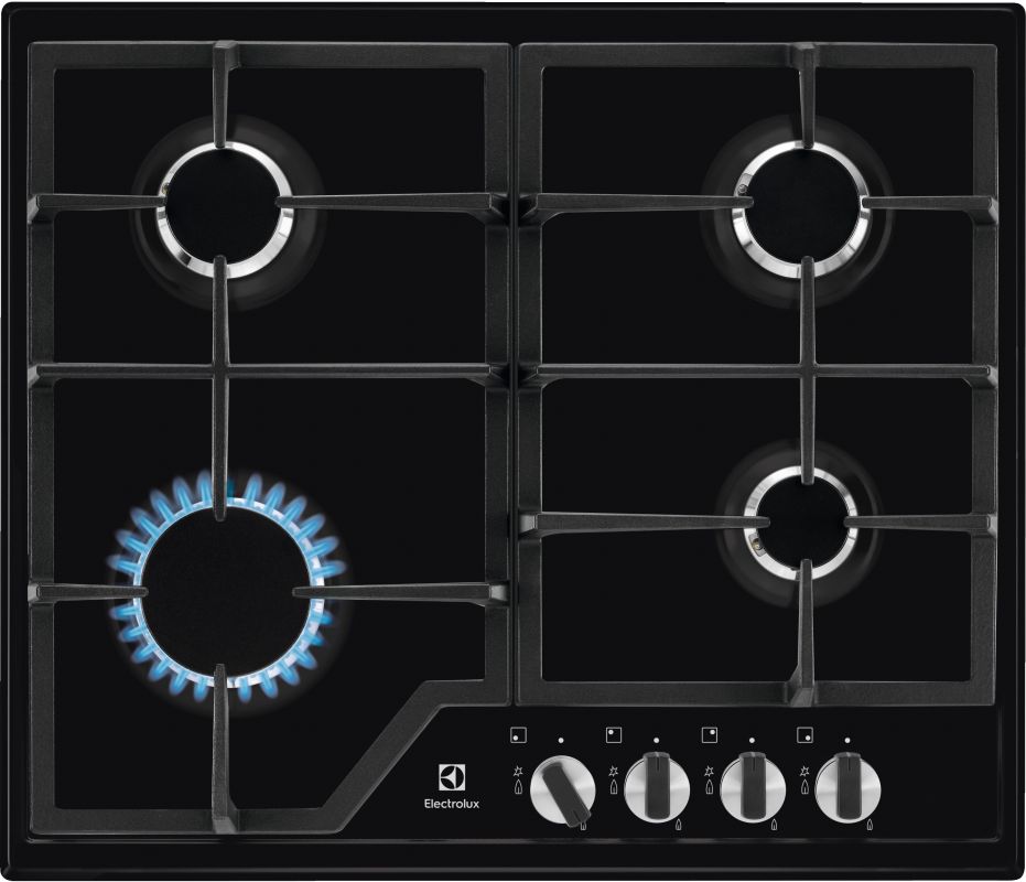 Газовая варочная поверхность Electrolux GPE263MB черный