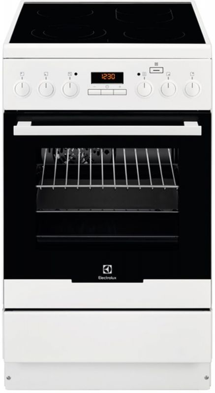 Плита Электрическая Electrolux EKC954901W белый стеклокерамика — фото 4
