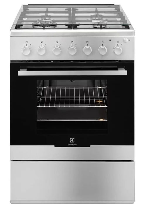 Плита Газовая Electrolux EKG96118CX нержавеющая сталь