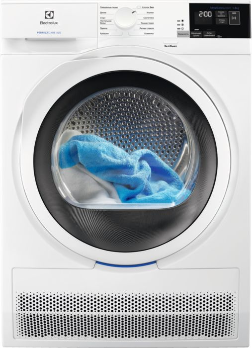 Сушильная машина Electrolux EW6CR428W кл.энер.:B макс.загр.:8кг белый — фото 5