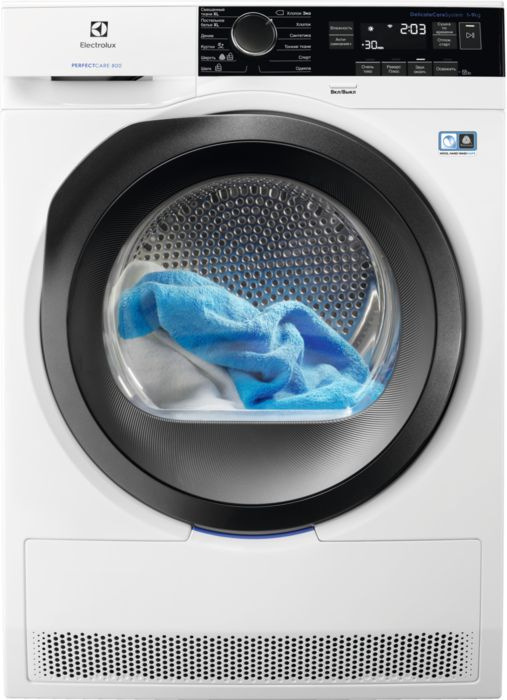Сушильная машина Electrolux PerfectCare 800 EW8HR259ST кл.энер.:A++ макс.загр.:9кг белый — фото 7