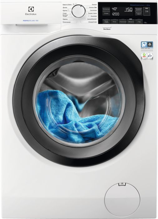 Стиральная машина Electrolux PerfectCare 700 EW7F3R48S класс: A-30% загр.фронтальная макс.:8кг белый — фото 6