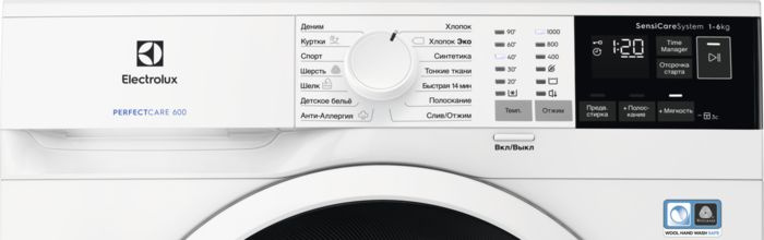 Стиральная машина Electrolux EW6S4R06W класс: A-30% загр.фронтальная макс.:6кг белый — фото 4