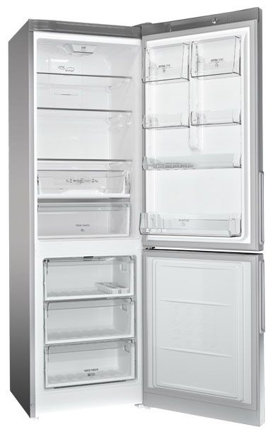 Холодильник Hotpoint-Ariston HF 5181 X нержавеющая сталь (двухкамерный) — фото 2