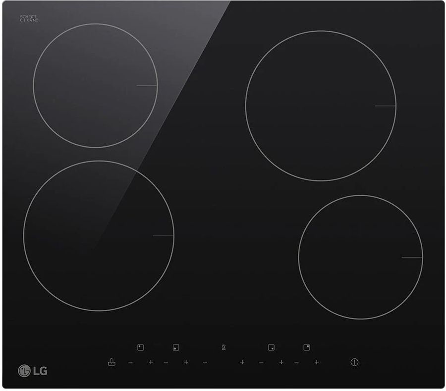 Электрическая варочная панель LG CBEZ2414B, черный