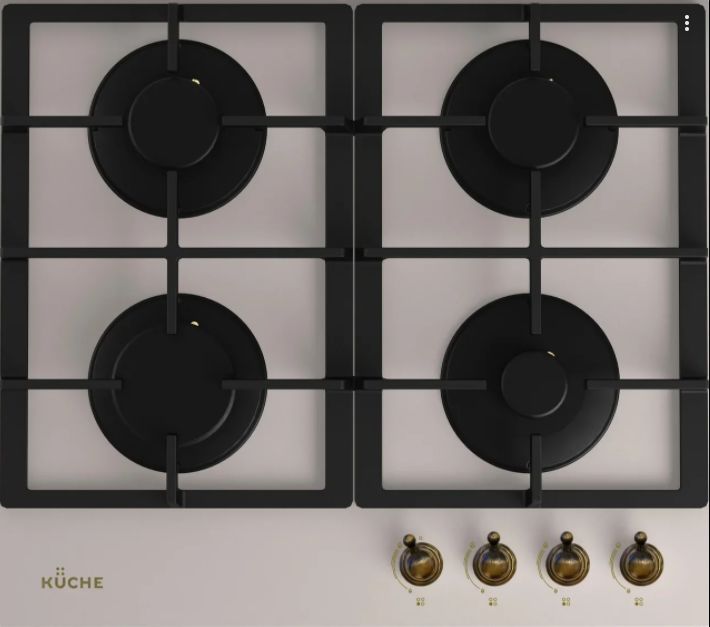 Газовая варочная панель  KUCHE GGH 640 IRF Рустик
