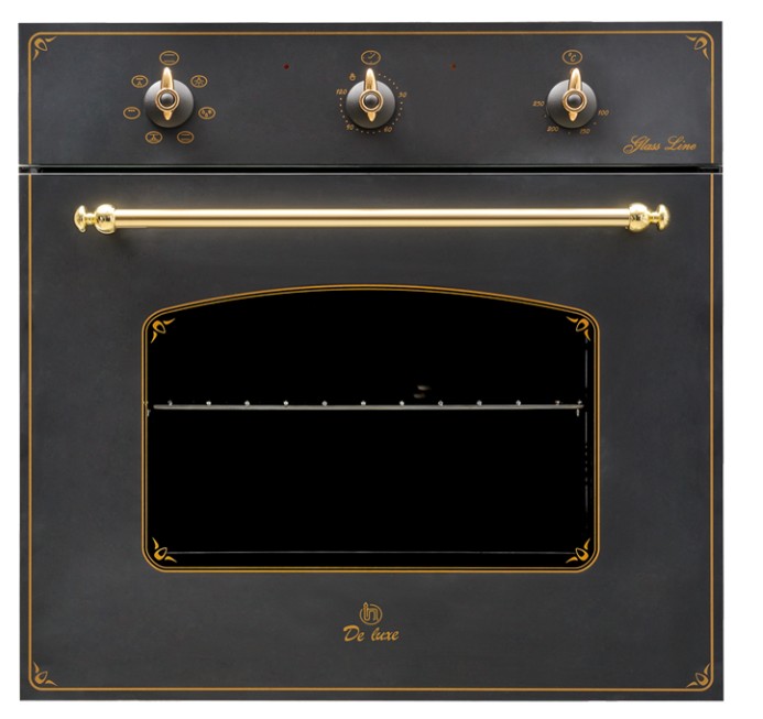 Электрический духовой шкаф  DE LUXE 6006.03 эшв - 061 (992400) чер.