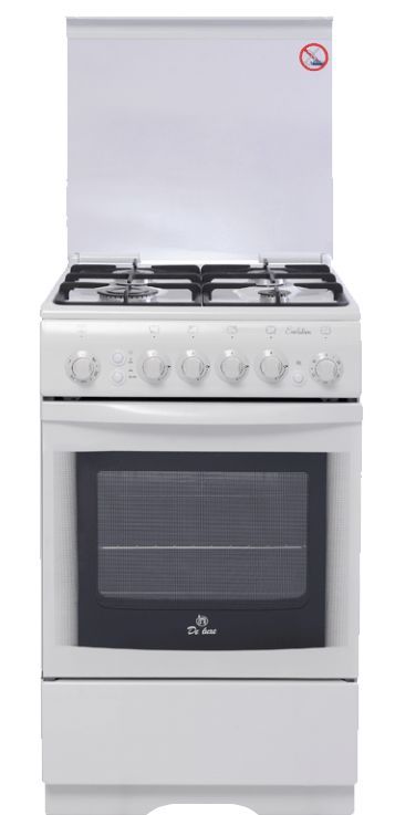 Газовая плита  DE LUXE 5040.31Г (951400) бел.