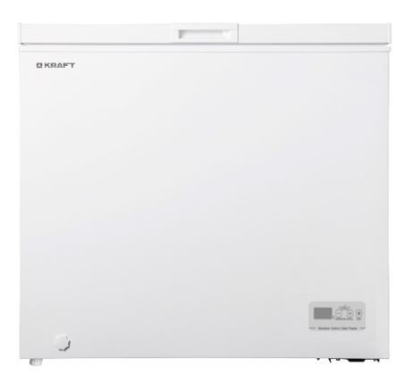 Морозильник  KRAFT BD (W)-250BL с дисплеем
