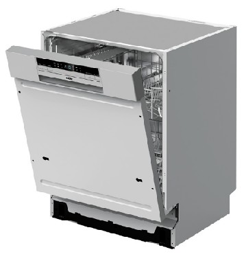 Посудомоечная машина  BBK 60-DW203D серебро