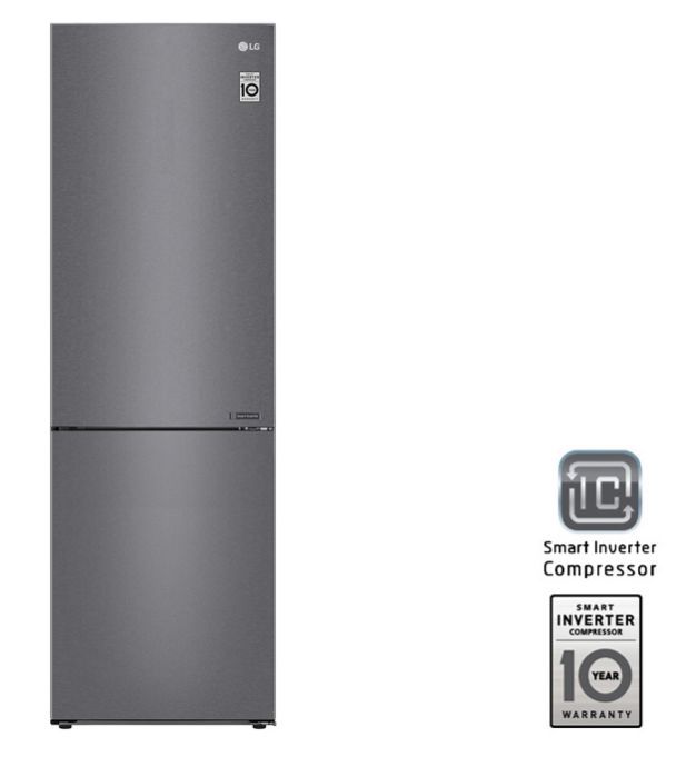 Холодильник  LG GA-B459CLCL 341л. графит