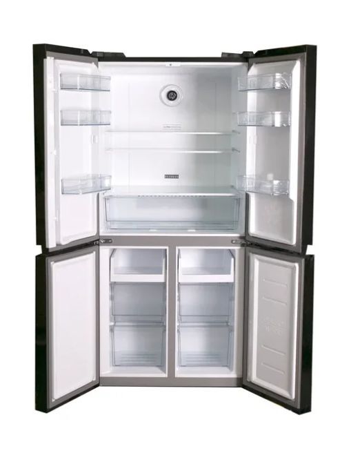 Холодильник  ZARGET ZCD 525BLG 456л. черное стекло