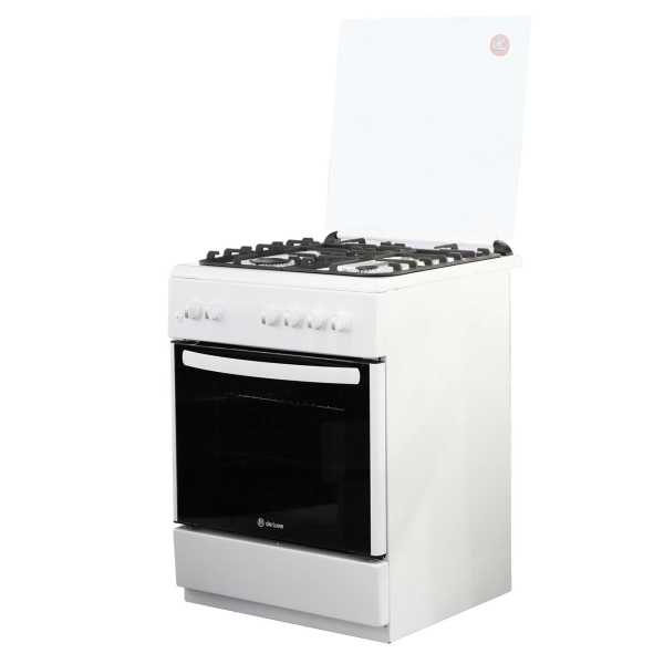 Газовая плита (60 см) De Luxe 606040.24г 001(кр) ЧР