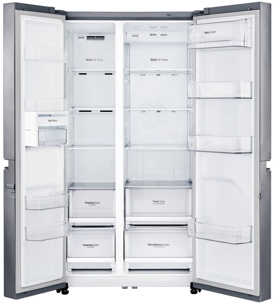 Холодильник LG GC-B247SMDC серебристый (двухкамерный) — фото 3