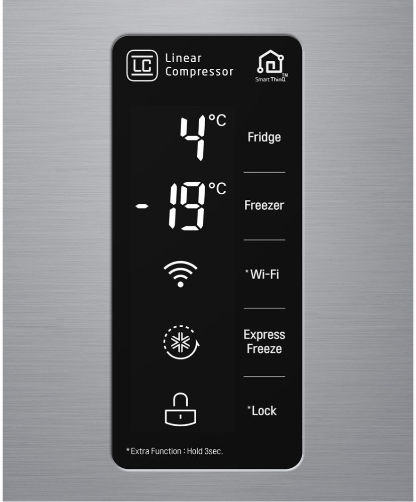 Холодильник LG GC-B247SMDC серебристый (двухкамерный) — фото 10