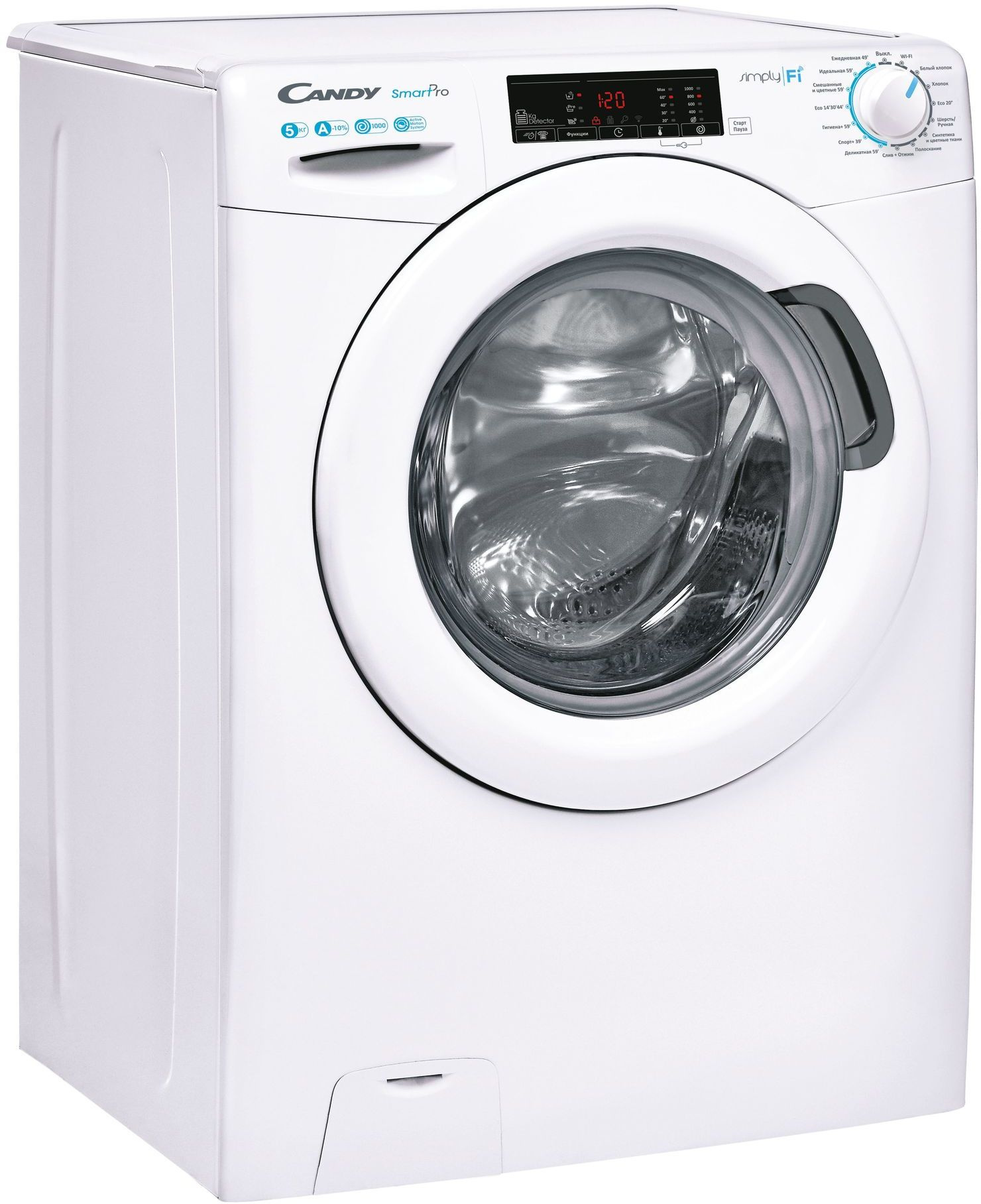 Стиральная машина Candy Smart Pro CO4 105T1/2-07 класс: A+ загр.фронтальная макс.:5кг белый