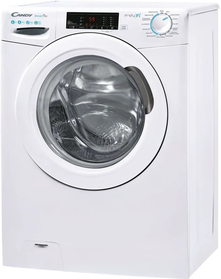Стиральная машина Candy Smart Pro CO4 106T1/2-07 класс: A+ загр.фронтальная макс.:6кг белый