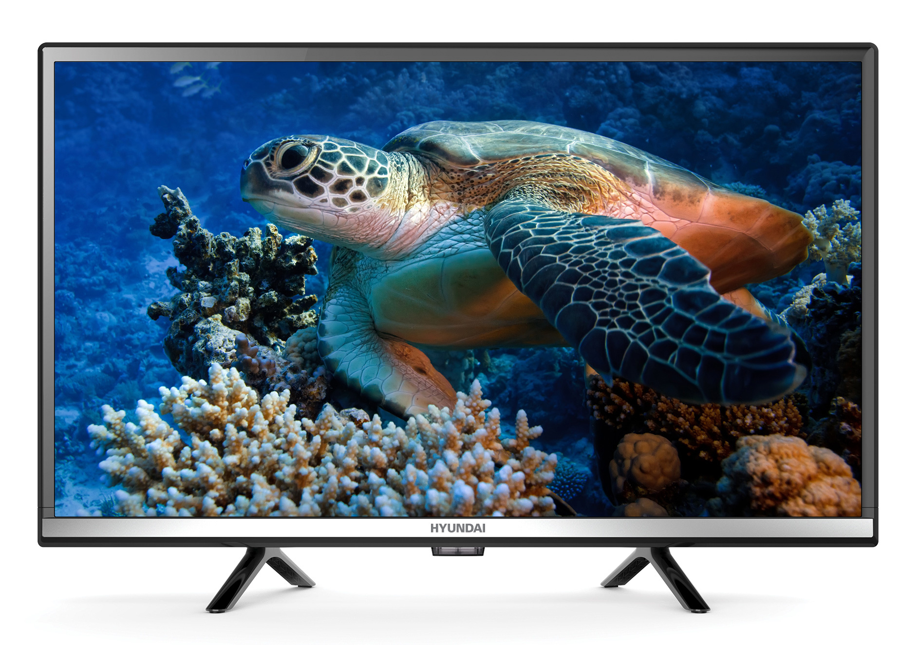 Телевизор LED Hyundai 24" H-LED24FS5001 Яндекс.ТВ черный/HD READY/60Hz/DVB-T/DVB-T2/DVB-C/DVB-S/DVB-S2/USB/WiFi/Smart TV (RUS)