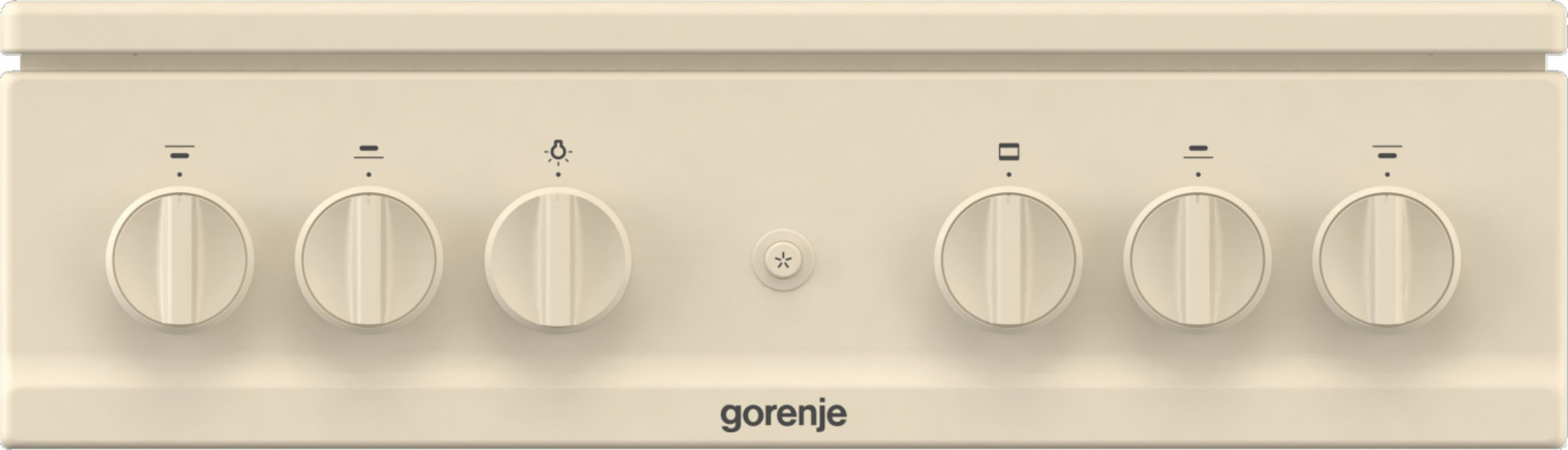 Плита Газовая Gorenje GN5112BEF бежевый/черный (металлическая крышка) реш.чугун — фото 5