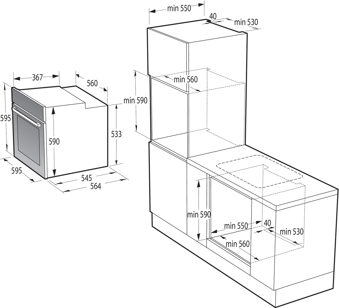 Духовой шкаф Электрический Gorenje BO6725E02BG черный — фото 19
