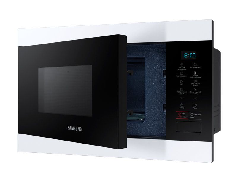 Микроволновая печь Samsung MS22M8054AW 22л. 1250Вт белый (встраиваемая) — фото 2