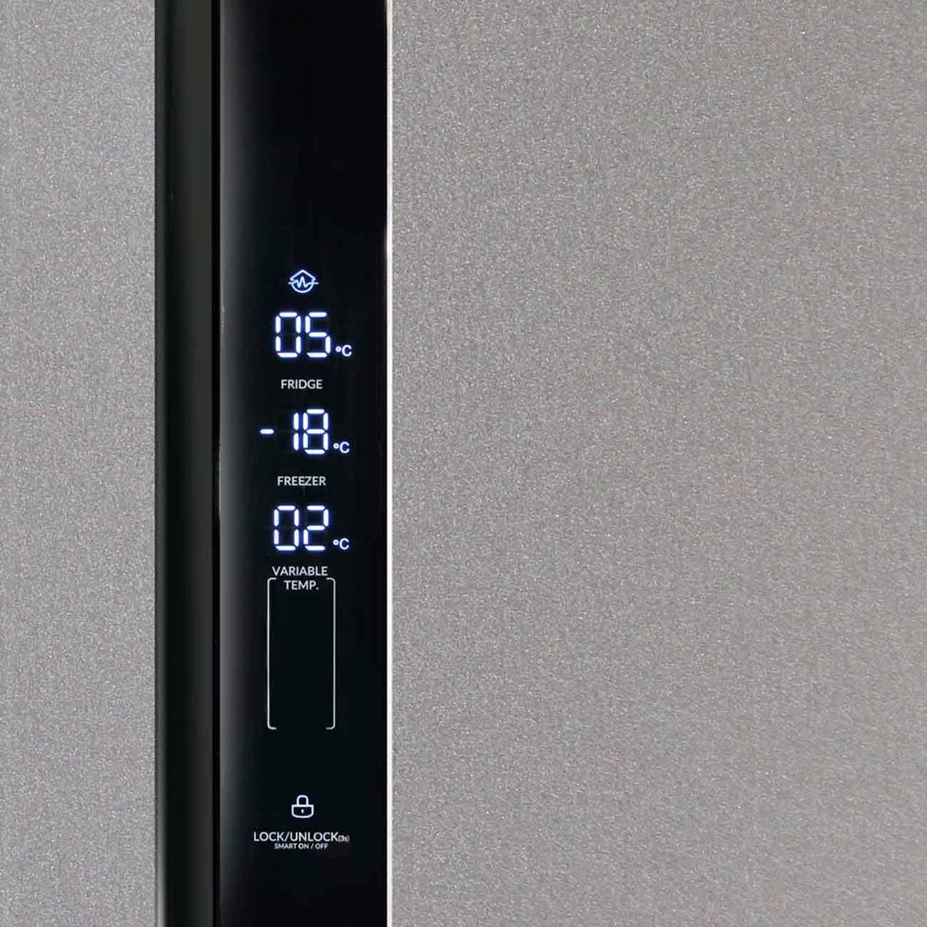 Холодильник многодверный Ginzzu NFK-610 Dark Gray — фото 3