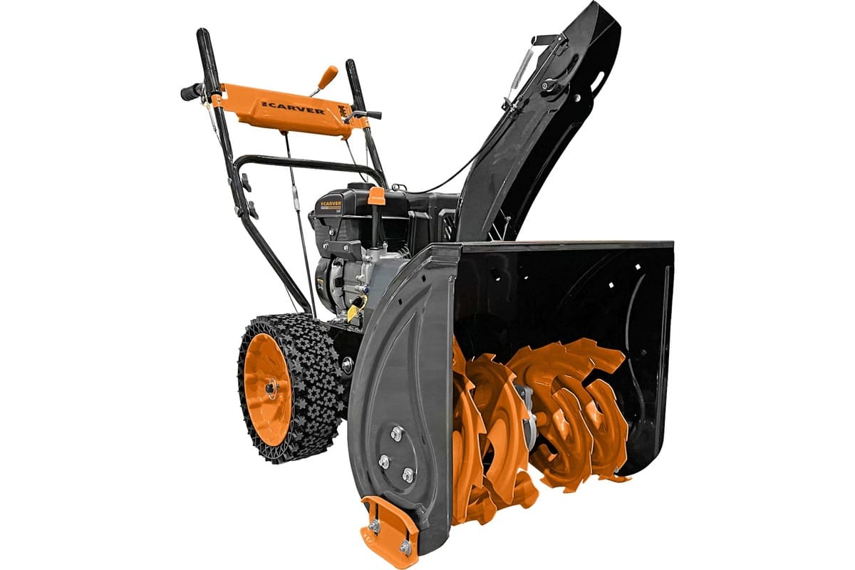 Снегоуборщик бензин. Carver STG 7056WEL 7л.с.