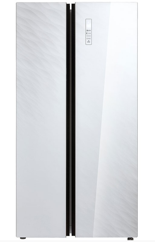 Холодильник  ZARGET ZSS 615WG Side by Side 510л. белое стекло