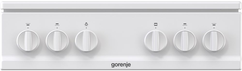 Плита Газовая Gorenje GN5113WJ белый/черный (стеклянная крышка) реш.эмалированная сталь — фото 5