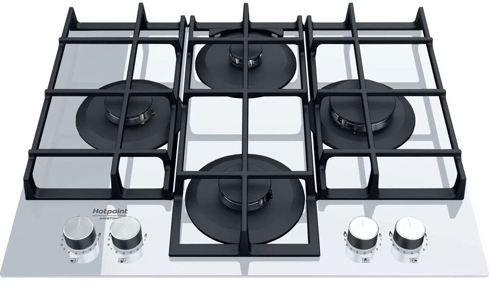 Газовая варочная поверхность Hotpoint-Ariston HAGS 61F/WH белый — фото 2