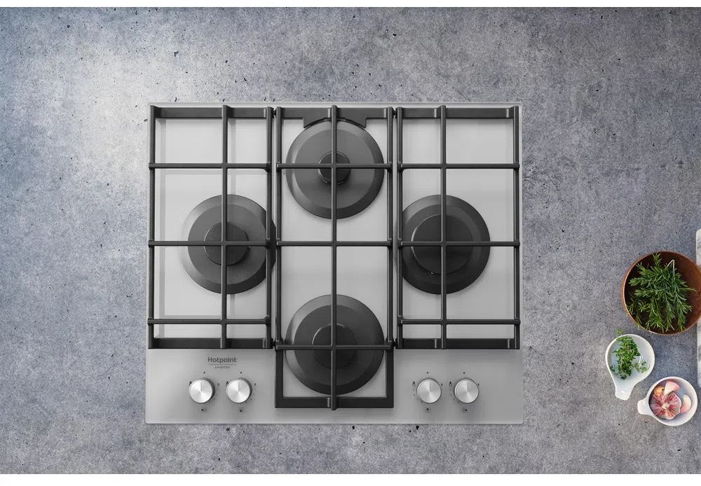 Газовая варочная поверхность Hotpoint-Ariston HAGS 61F/WH белый — фото 3