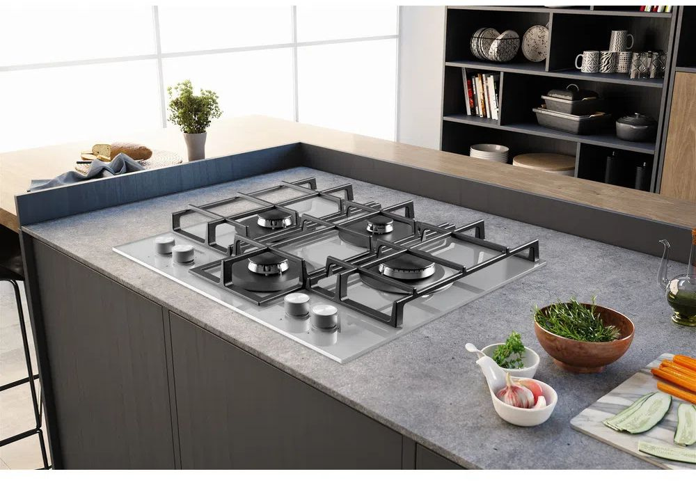 Газовая варочная поверхность Hotpoint-Ariston HAGS 61F/WH белый — фото 5